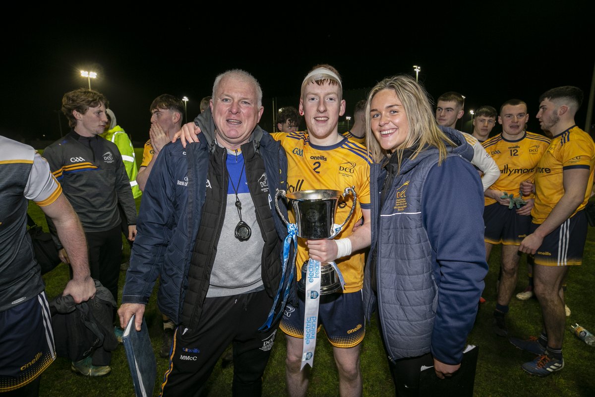DCUDocEirGAA's tweet photo. .@officialdonegal and @clgcloughaneely man @conorcoyle__ (aka Terry Butcher) with the McConalogue's, manager @MichaelMcConal2 and performance analyst Ann Michelle, a father daughter pairing. https://t.co/6WDcCZAKKB