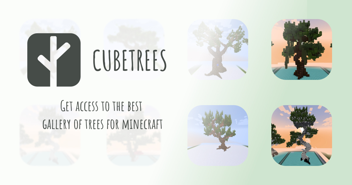 Hi friend! ✋
Are you tired of always using the same trees?🌲
cubetrees.com