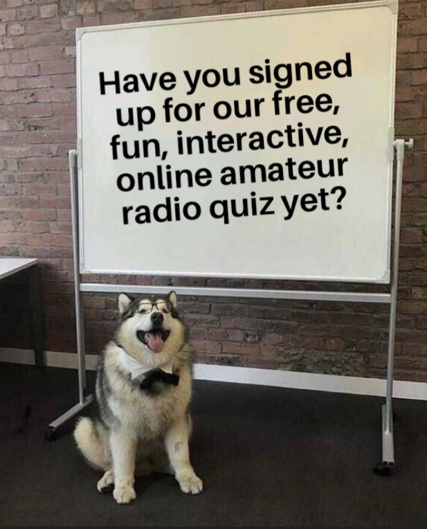 LecturesRadio's tweet image. Quiz date: 27 Feb 2022, Quiz Time: 19:30-20:30Z
Click here to register for the quiz: amateurradiolectures.com/enter-quiz.html
#hamradio #amateurradio #hamr