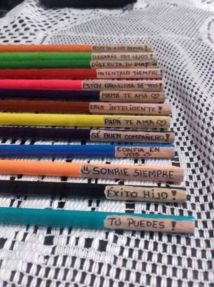 EducacionGuao's tweet photo. Motivación en lápices, ¡funciona! https://t.co/ihE8xvTzxb
