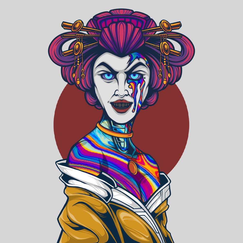 AndrNikk's tweet photo. @TheApeList_ @NFTgeisha Utility combined with collectibility.
Proud owner of just one and wished to be more. 
#Masterpiece
@NFTgeisha https://t.co/JMFLNUyPbL
