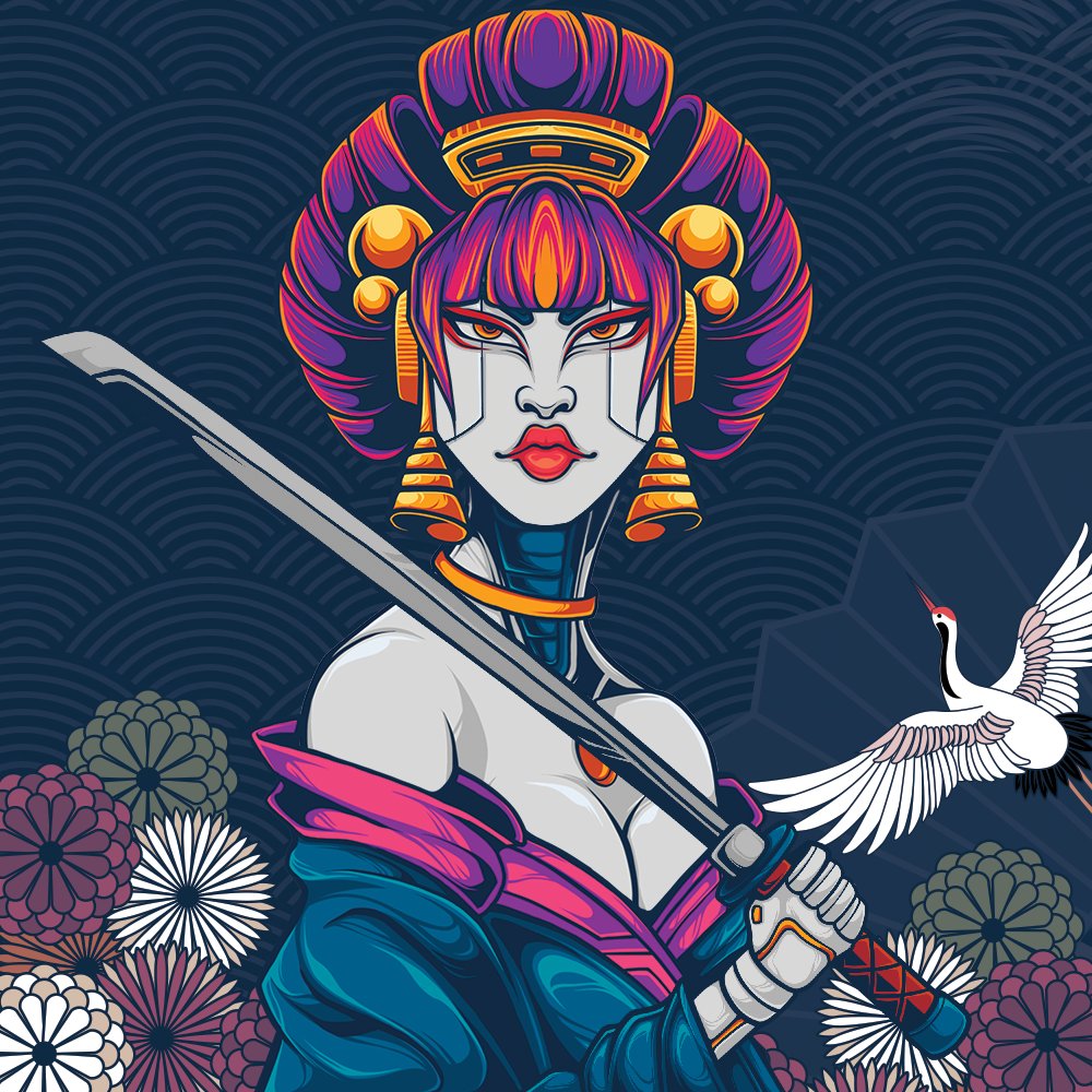 AndrNikk's tweet photo. @TheApeList_ @NFTgeisha Utility combined with collectibility.
Proud owner of just one and wished to be more. 
#Masterpiece
@NFTgeisha https://t.co/JMFLNUyPbL
