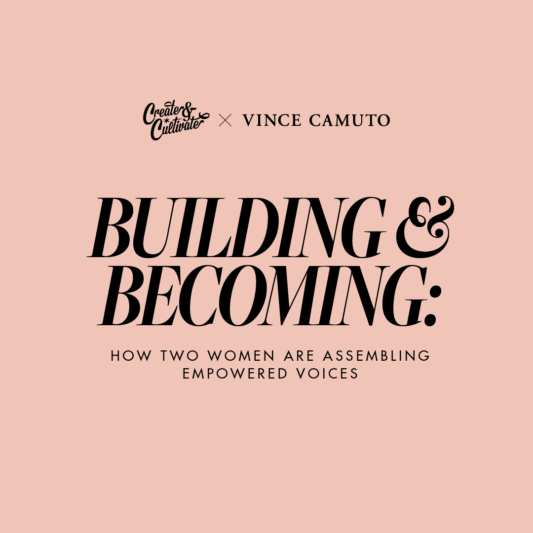 createcultivate's tweet photo. We’ve teamed up with @vincecamuto to celebrate Dr. @Ijeomakola &amp; @hayetrida. These two women are building a world where becoming the best version of yourself is always possible. Click to get their advice for  pursuing your dreams &amp; more: https://t.co/V3uCRt3XB4 #BlackHistoryMonth https://t.co/aEmKkbIoaS