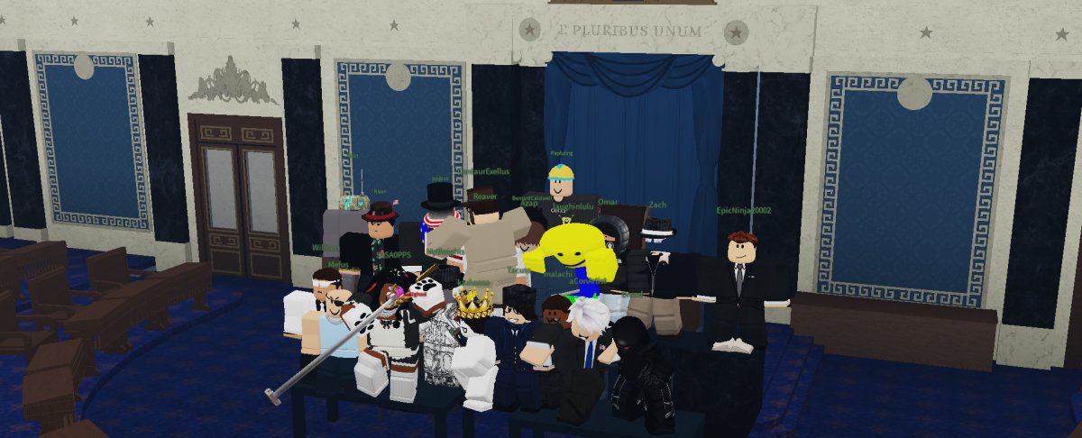 Thank you to <a href="/StatesSenate/">United States Senate</a> for confirming my nominees &amp; passing our starting legislation for the nation.

I would also like to thank the fifty Americans who came down and checked out our new Chambers in use!

I am very excited for the upcoming release of AR and hope you are too!