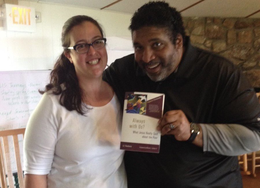 Please join me in wishing my sister in the Lord &amp; in the movement, Rev. Dr. @LizTheo, a very happy birthday today! 

Follow her on Twitter &amp; @KairosCenterNYC &amp; buy her brilliant book, “Always With Us.” I’m so grateful to be in the struggle together with her. #ForwardTogether