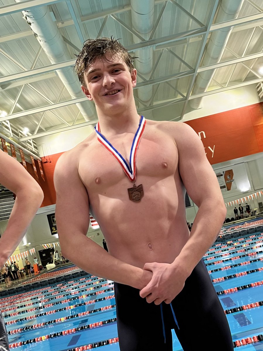 PerkinsSwimming's tweet photo. Meet your 2022 Pirate 100 Fly State Qualifiers! Jager Ninke-first &amp; Evan Terry-third https://t.co/Lc6tFs9OEz
