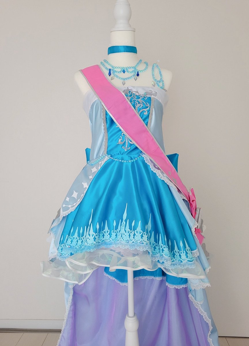 デレステ 島村卯月　コスプレ デレステ 島村卯月 コスプレ衣装+ウィッグ ラブレター アイドル