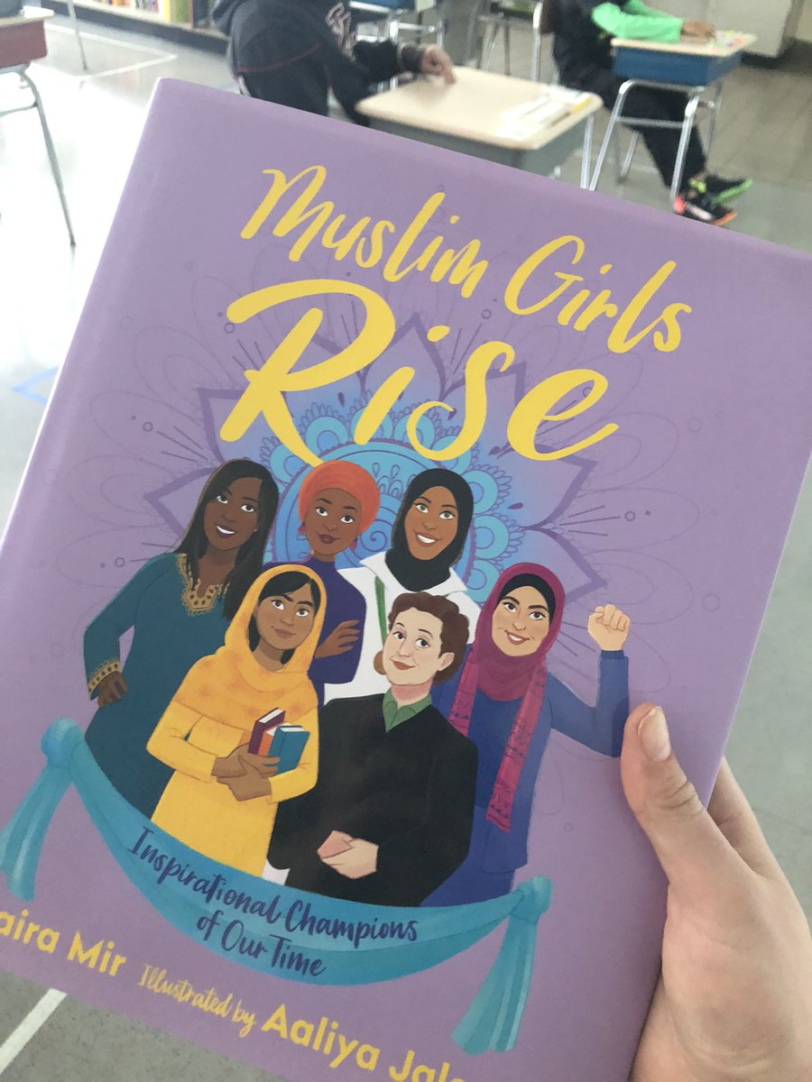 FTSD_msroche's tweet photo. Read Aloud Day 4: Muslim Girls Rise! The students loved learning about Muslim history makers that continue to change the world ☺️ https://t.co/dhj4cl38zH