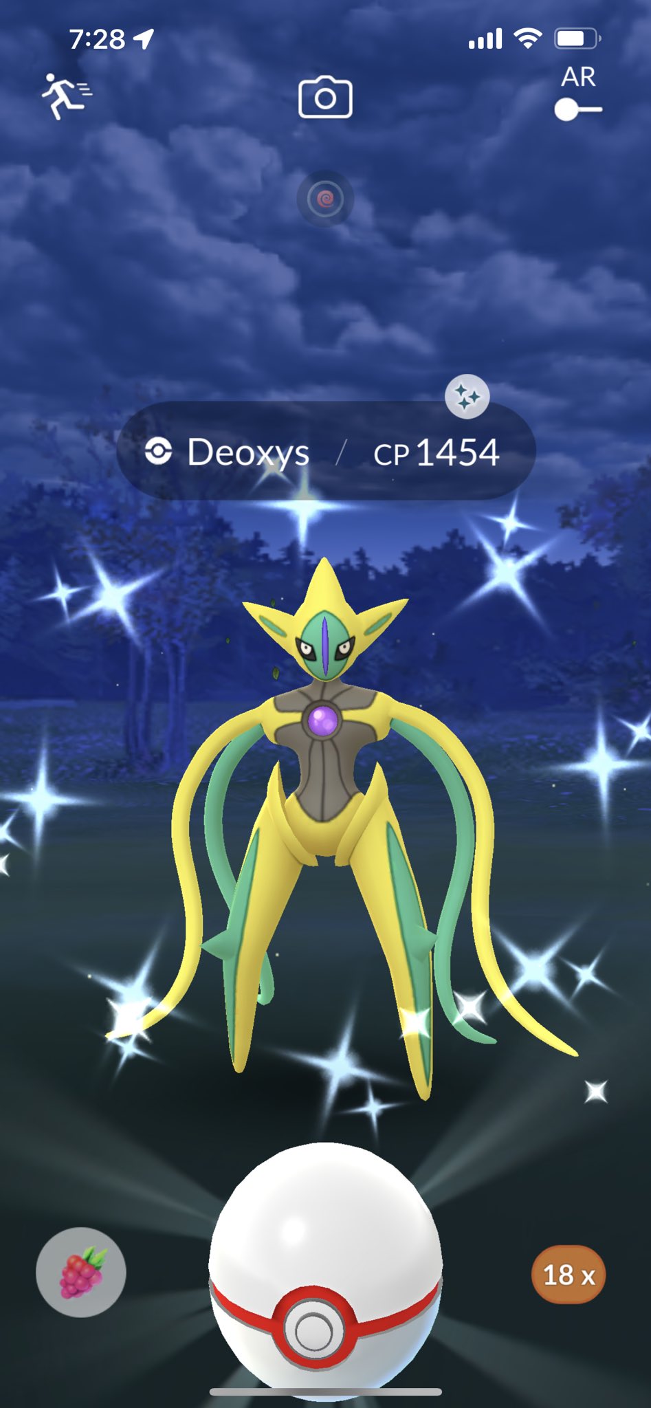 Shiny Deoxys Attack live : r/TheSilphRoad