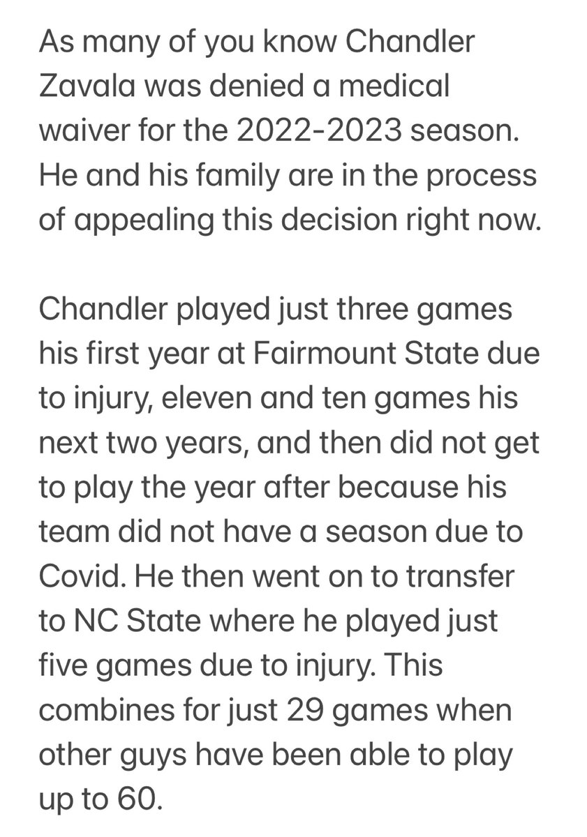 Pack_Report's tweet image. @NCAA Do what’s right. #LetChandlerPlay