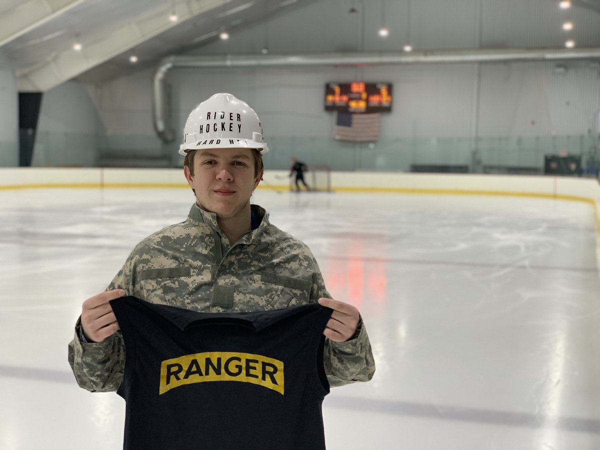 RiderIceHockey's tweet photo. Walako earns #RangerJacket and #HardHat honors in tonight’s 7-5 win over Maryland. Broncs advance to round 2 with help of hustle and heart from the captain
#RiderIce #TheBrotherhood https://t.co/10bNVeF9HT