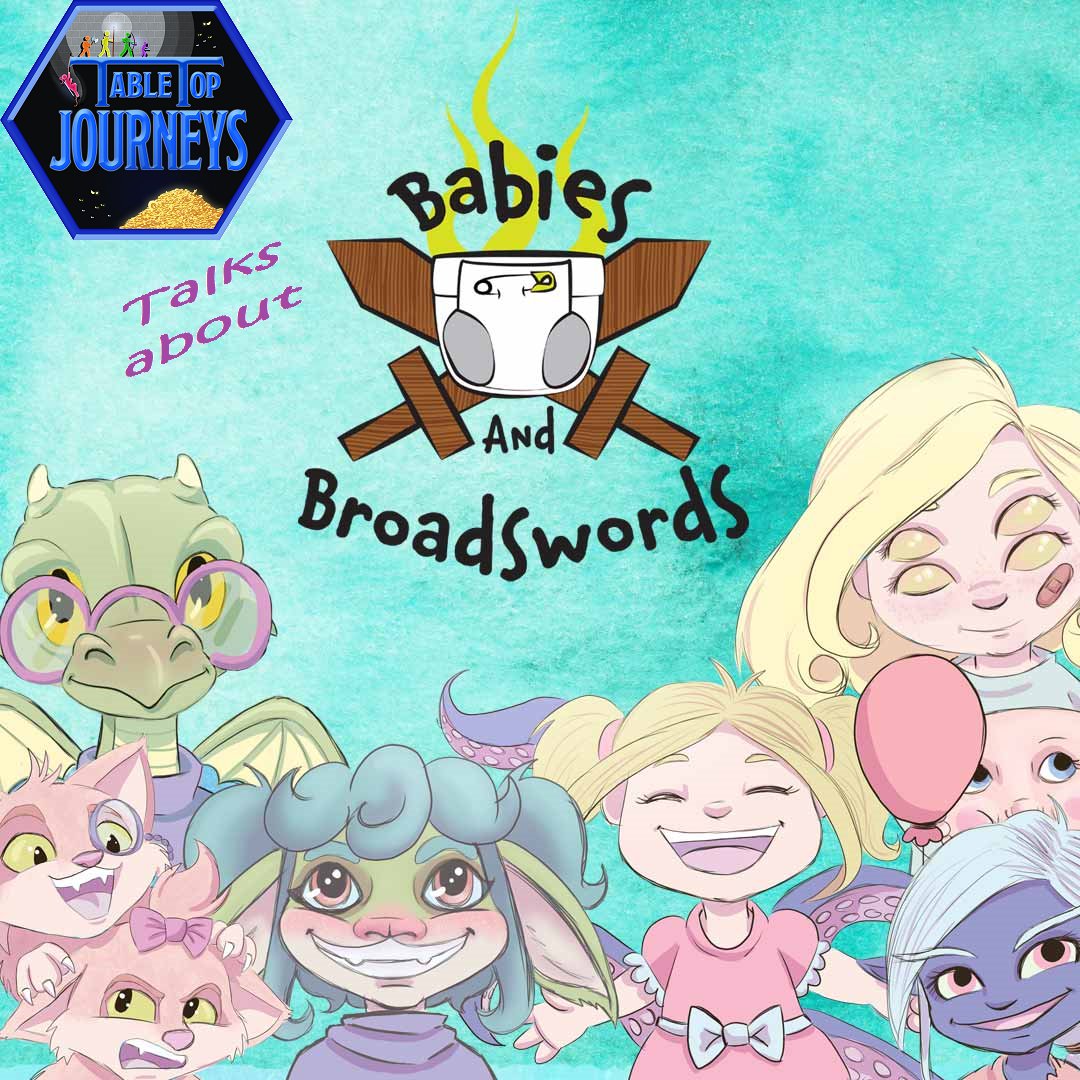 ttjourneys's tweet photo. https://t.co/iDI9I4v73K

Today on Tabletop Journeys, Lewanika and Josh sit down with the creative minds from @evenfootingg to talk about Babies and Broadswords! This hysterical, tongue in cheek look at tabletop role-playing is built on easy, slick mechanics!

#ttrpg https://t.co/0Ho6AsZCnh