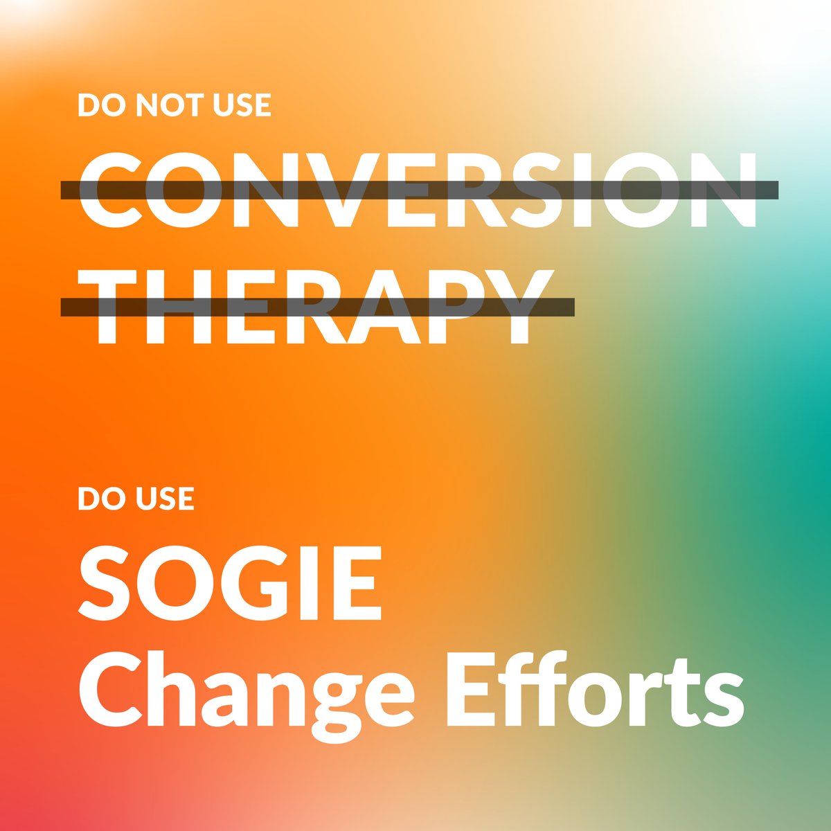 Today we want to highlight why OutRight and other Queer human rights organizations aren’t using the term “conversion therapy” anymore and offer alternative language to use instead.
1/4