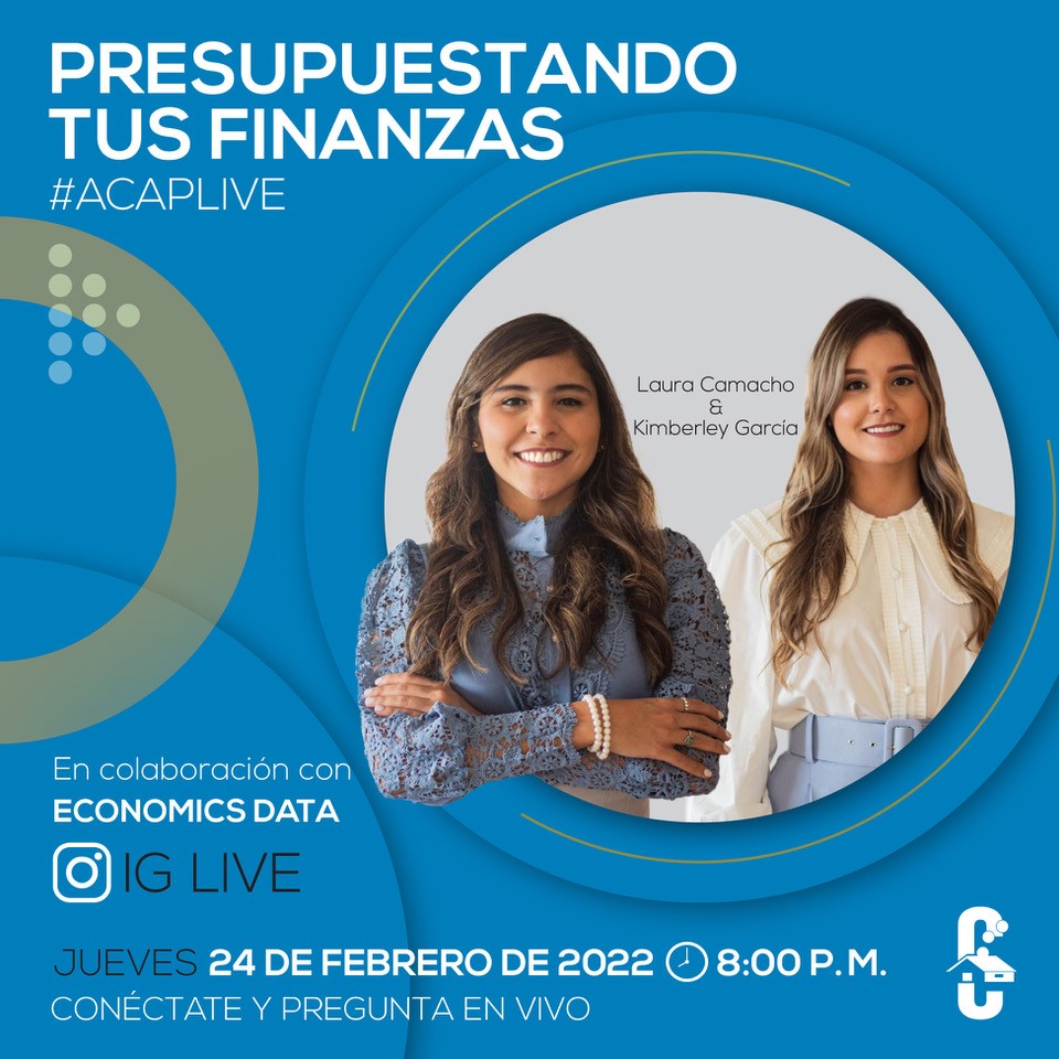 cibaodom's tweet photo. Este 24 de febrero, te invitamos a nuestro #AcapLive de educación financiera: Presupuestando tus finanzas, en colaboración con Economics Data.
La transmisión será realizada desde nuestra cuenta de Instagram (@asociacioncibao) a partir de las 8:00 p.m. https://t.co/d7M7RfynEQ