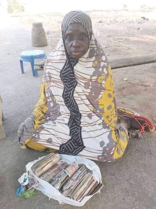 Hadiza Ibrahim - beggar in Nigeria