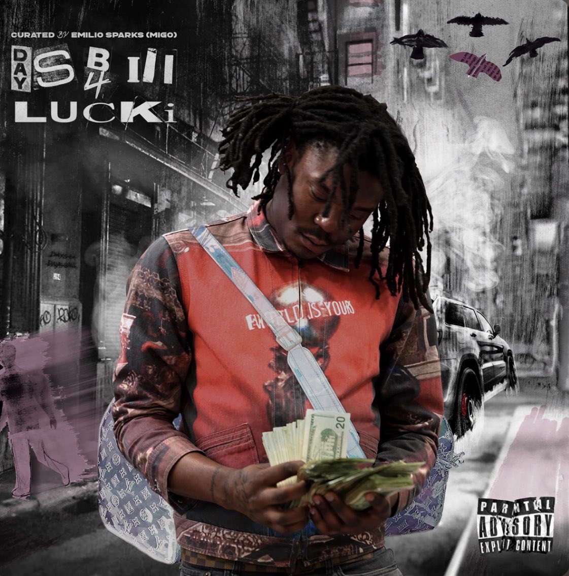 syrincide's tweet photo. idk who be making lucki’s coverarts but they haven’t missed yet https://t.co/3hnoBUOl7w