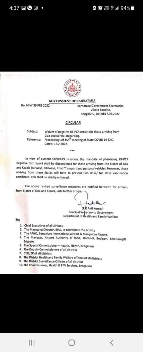 Torqoholic's tweet photo. @csogok Request you to withdraw this order immediately. As per MoHFW and various courts in India, Vaccination is voluntary. You have no right to ask for mandatory vaccination certificates. 
@Indianbarassoci @MoHFW_INDIA @awakenindiamvmt https://t.co/xhsQRqqYI8