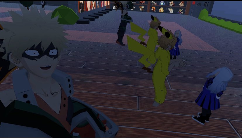 KatsukiBakugoVR's tweet photo. playing dress up now are we😀idiots ong #mha #denku #stupid https://t.co/TWfDtM2mho