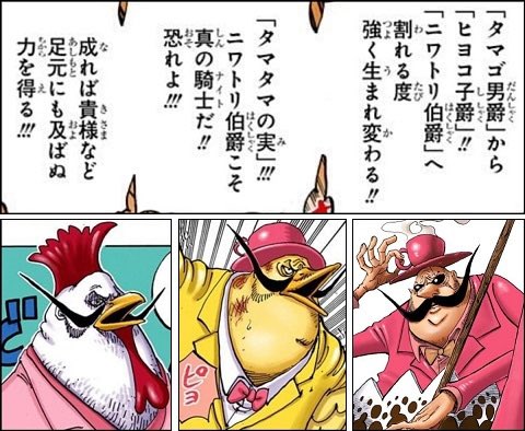 Log ワンピース考察 Rt Manganoua タマゴ男爵の悪魔の実 タマタマの実 について改めて考えてみる 系統は 動物系 ゾオン で確定 T Co 8zkwt5y1rk T Co Gupquhqupn Twitter