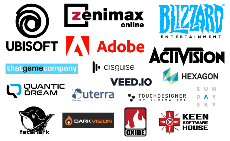 EricLengyel's tweet photo. It's a little surreal to see that all of these companies (and more) now have licenses for the Slug Library. A single idea that I had five years ago, and a lot of hard work on top of it, has changed the course of my career.

https://t.co/5jJEnAqYvg https://t.co/xsOGcCs65u
