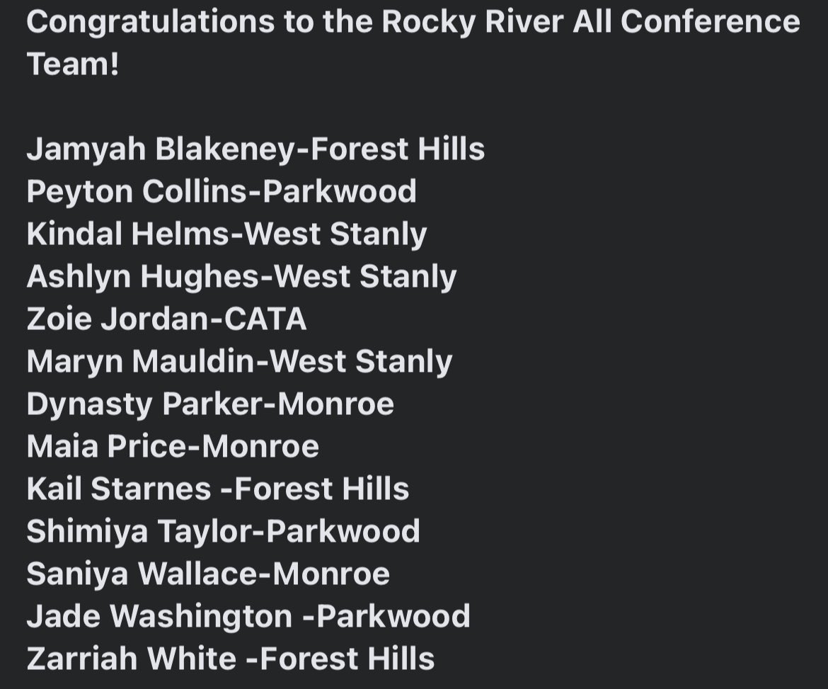 Forest Hills High School (@foresthillshsnc) on Twitter photo Congratulations to the Rocky River All Conference Team! <a href="/FHHS_Athletics/">FHHS Athletics</a> <a href="/UCPSNCAthletics/">UCPS NC Athletics</a> <a href="/RockyRiver2A/">Rocky River 2A/3A Athletics</a> <a href="/AGHoulihan/">Andrew G. Houlihan</a> <a href="/UCPSNC/">Union County Public Schools</a> Congratulations to the Rocky River All Conference Team! <a href="/FHHS_Athletics/">FHHS Athletics</a> <a href="/UCPSNCAthletics/">UCPS NC Athletics</a> <a href="/RockyRiver2A/">Rocky River 2A/3A Athletics</a> <a href="/AGHoulihan/">Andrew G. Houlihan</a> <a href="/UCPSNC/">Union County Public Schools</a>