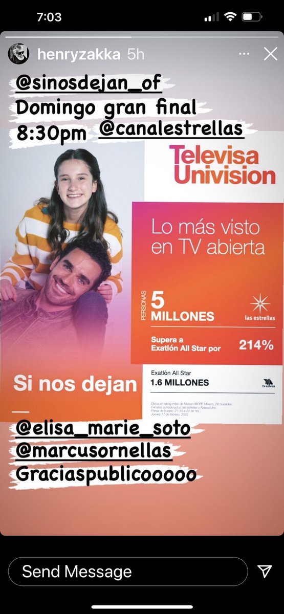 Susana Dosamantes tweet media