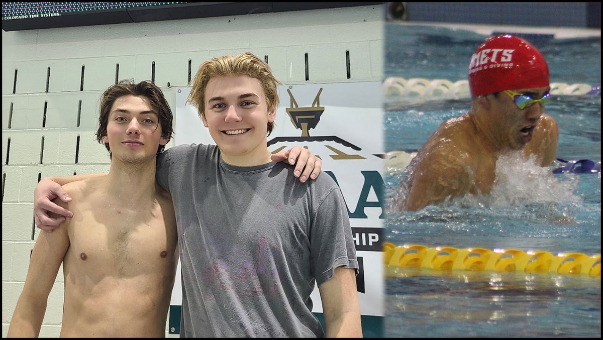 OlivetAthletics's tweet photo. The @OCSwimandDive teams stay in fifth after day 3 of the 2022 @MIAA1888 Championship. Friday's highlights: Gavin Sutton (4th in 3-meter diving), Spenser Keene (8th in 3-meter diving), Takato Timmerman (8th in 100 breast), Kayla Eichaker (8th in 100 fly) cont. https://t.co/8Ud5xmlyYi