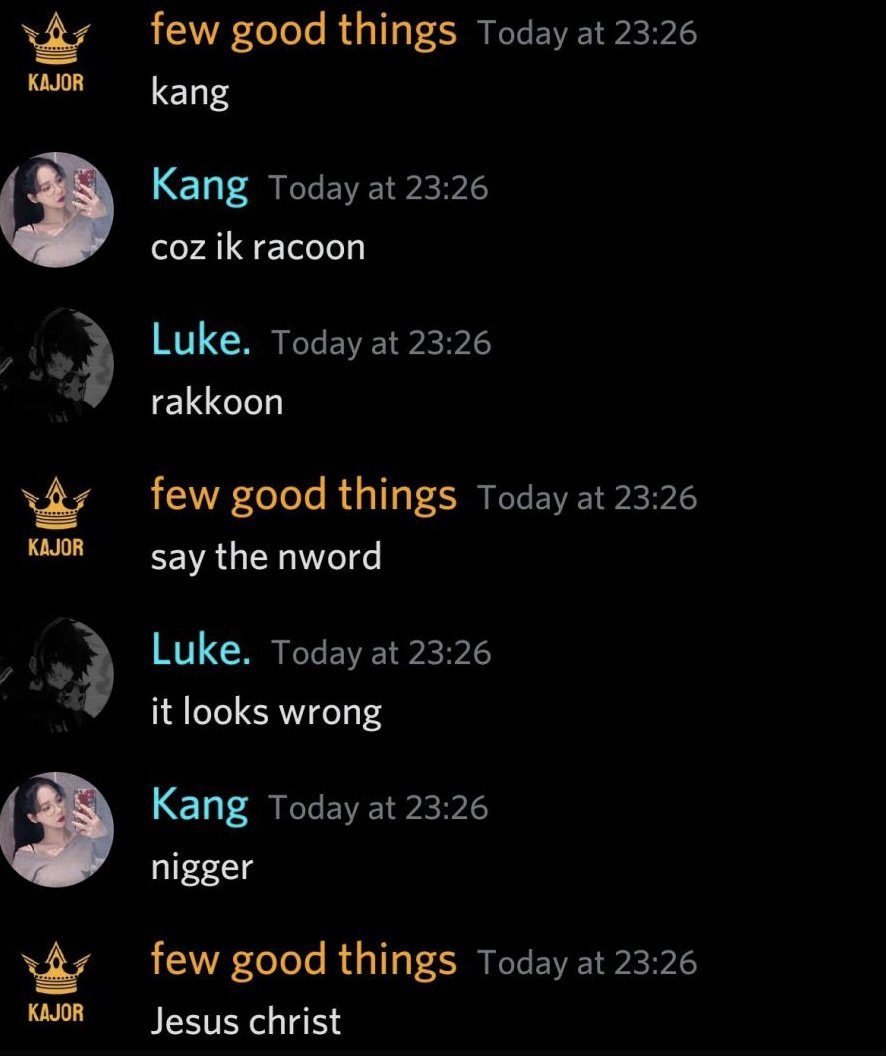 KAJOR_'s tweet photo. #RacistDiff + Extremely cringe https://t.co/YS436wPIhM
