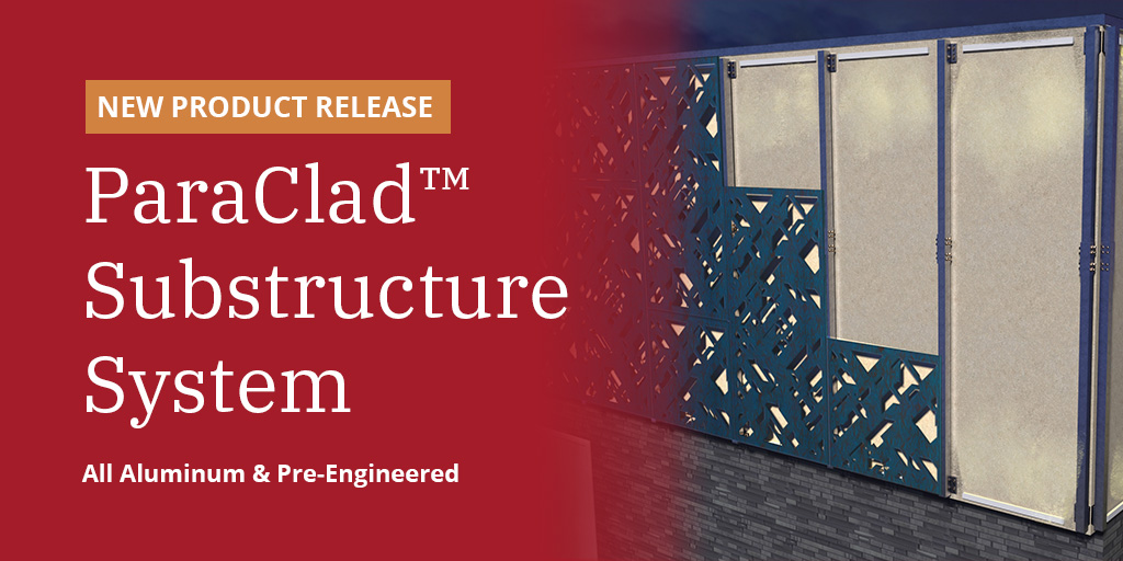 Designed in-house, our anodized aluminum decorative cladding substructure system ensures that the main feature gets all the glory. Learn more about our brand new cladding system ParaClad™ here: parasoleil.com/news/post/new-…