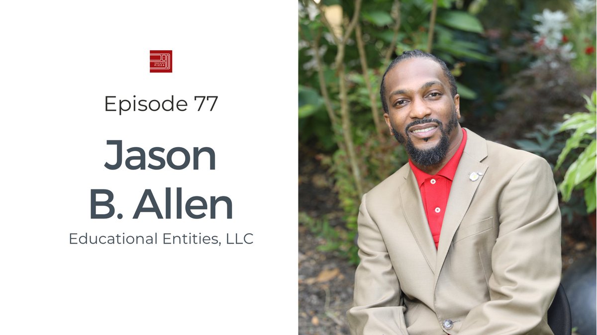 ProfessorJBA's tweet photo. Listening to Episode 77 of the Scherm Co podcast featuring Jason B. Allen, Educational Entities, LLC.
Check it out at ๐ https://t.co/JPG6spdmx4
#ProfessorJBA #eduentities #teacher #ProfoundGentlemen @SchermCo @PGeducator @AaeGeorgia @SpeakBlackMan https://t.co/cyTwfpv5ho