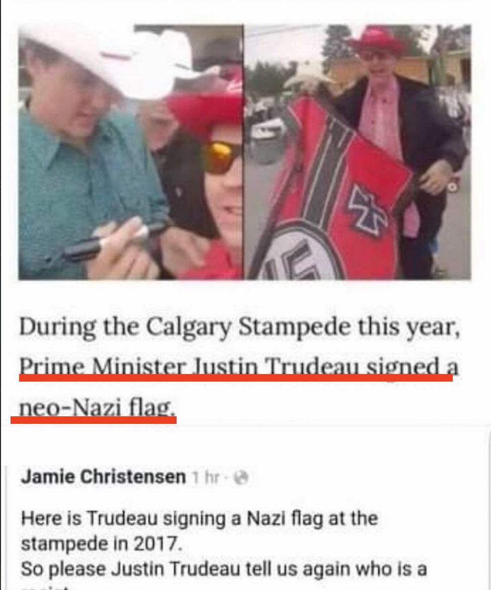 pdf00587301's tweet photo. Who's the #RealNAZI ?๐จ๐ฆ https://t.co/iyJwV0X8j2