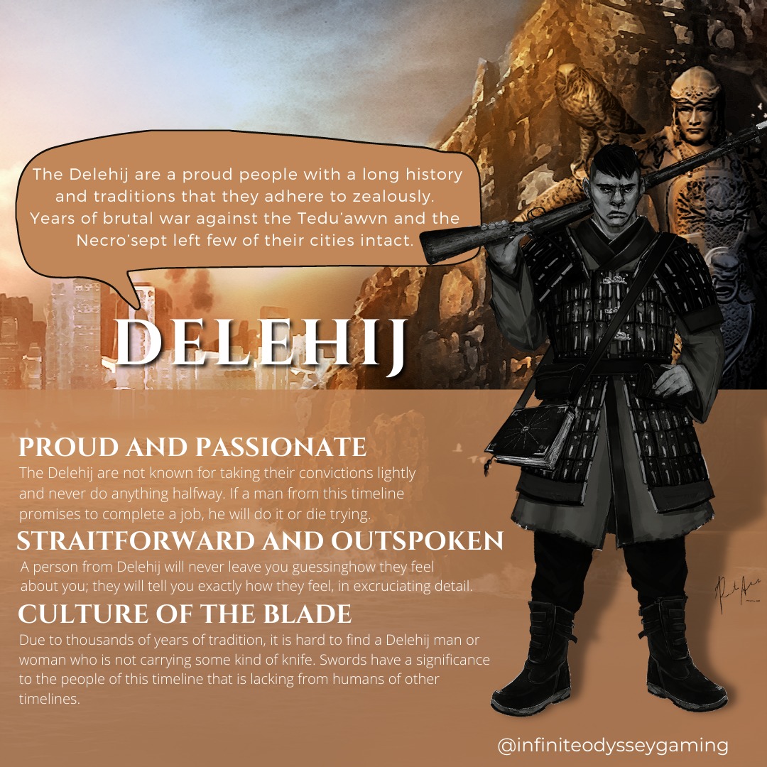 IOdysseygaming's tweet photo. Years of brutal war against the Tedu’awvn and the 
Necro’sept left few of their cities intact. 👇

✔️Proud and Passionate
✔️StraitForward and Outspoken
✔️Culture of the Blade

#tabletopgaming #tabletopgame #tabletopgames 
#tablegames #tabletoproleplayinggame https://t.co/FVow2ttFj9