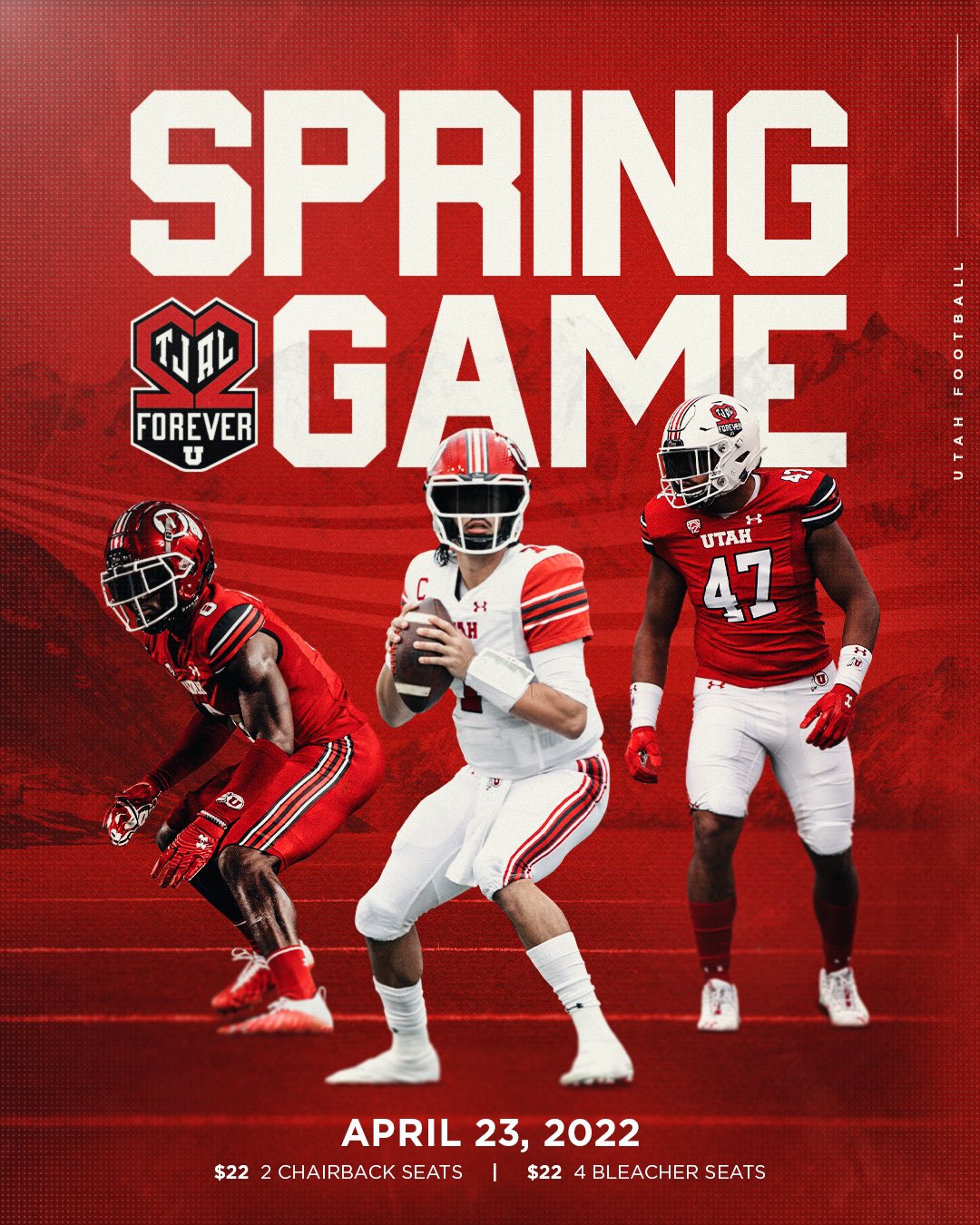 Utah Football Mark Your Calendars For April 23rd All Proceeds From Ticket Sales Which Go On Sale In March Will Go To The ron Lowe And Ty Jordan Memorial Scholarship