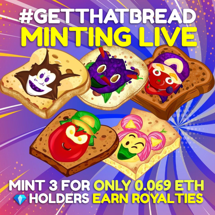 toastpunk's tweet photo. I don't normally ask, I give. But this time, on behalf of a supportive community of over 1,000+ 💎 holders and the most hardworking team ever, I kindly ask that you don't think and just do it ✔️ 

🍞 #GetThatBread
🔗 https://t.co/7vEroywAKX https://t.co/kqNk1vv4Nz