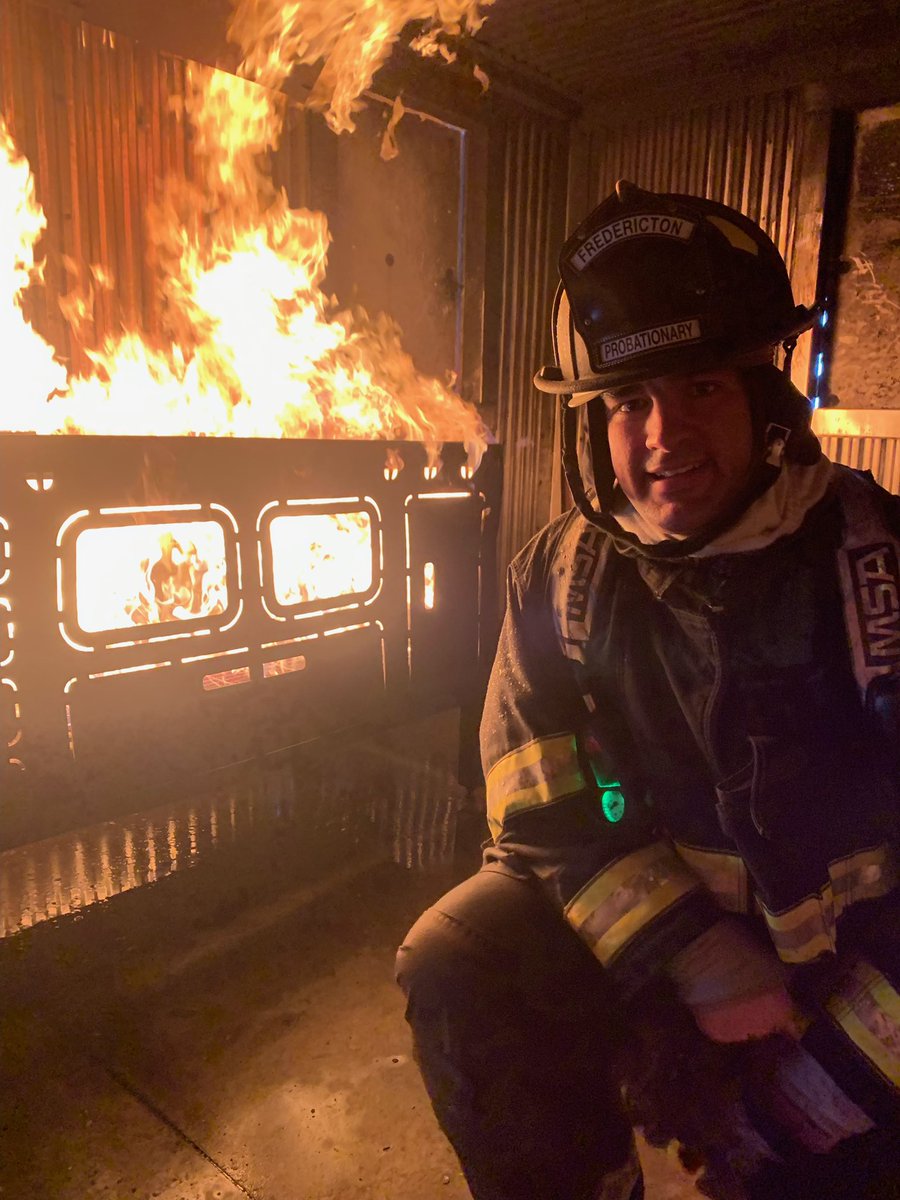 Training camp looked a little different this year! I’m very excited to start my career with the city of Fredericton Fire Department!