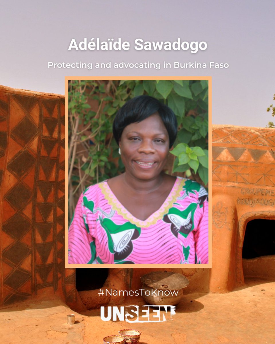 _weareunseen's tweet image. #NamesToKnow: Adélaïde Sawadogo is a proven, unwavering force against human trafficking in Burkina Faso. Sawadogo has directly assisted more than 1,500 human trafficking victims. Read more: bit.ly/3gUXmJV

#endhumantrafficking #endmodernslavery #TIPHero
