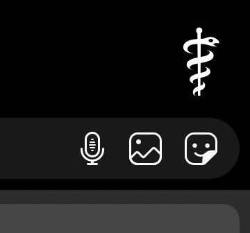 ⚕️ بعد عناء طويل بكتشف اليوم بالصدفه انه هاد الايموجي ⚕️ شعار الصيدله ، بعد ما كنت اشوفه عند بروفايل يلي بدرسو صيدله وافكره بعبر عن سيخ الشورما 😂😂