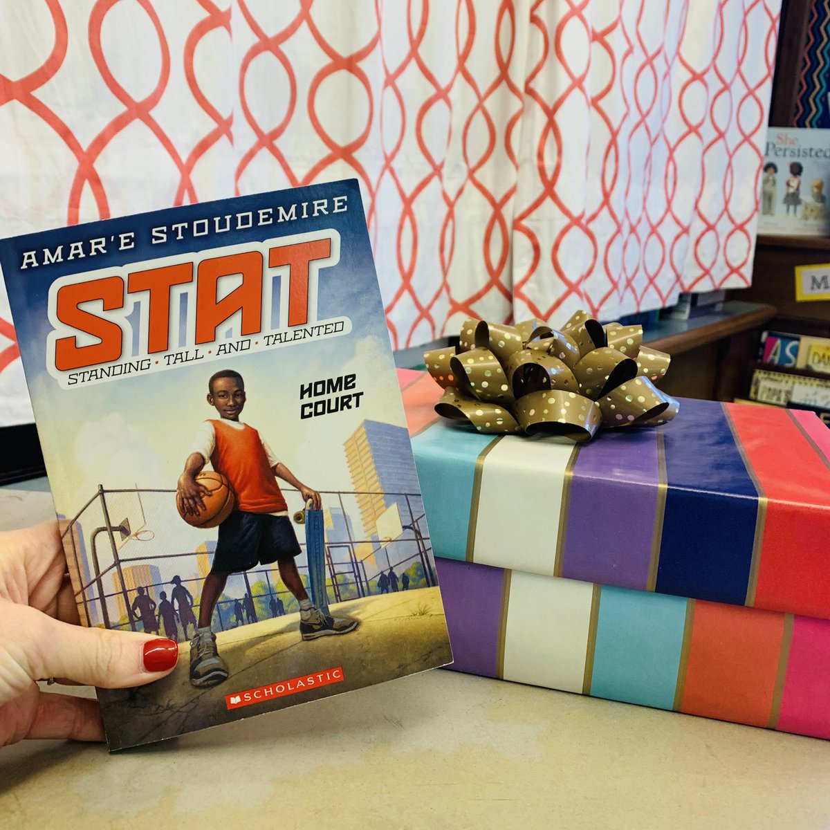 QuimbysClass's tweet photo. We recently unwrapped these four awesome books for #FirstChapterFriday📚🎁 https://t.co/ZAoq3iehaI