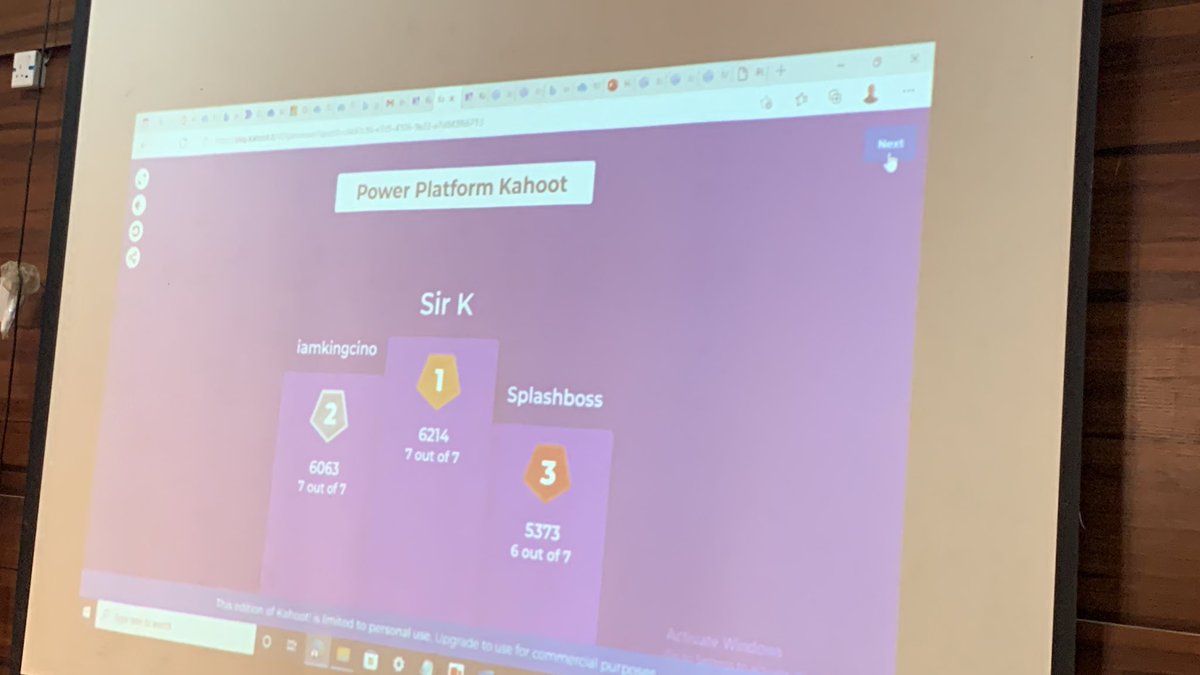 dev_roosevelt's tweet photo. We had so much fun, our winners for today took home @Microsoft Swags. We gave swags to the winners of @Kahoot games, the first five attendees, six most social media engagements and many more😎😎
Thank you Benin, Edo State 😊😊
#GPPB2022 #PowerEdo #GPPBEdo https://t.co/3QN09DADrl