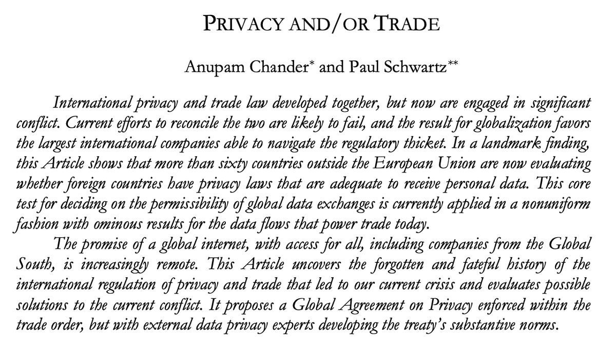 Anupam Chander tweet media