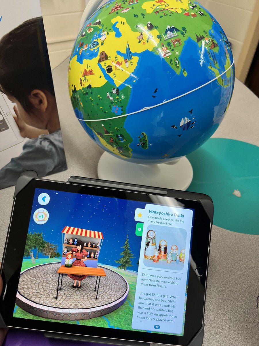 MissSpinozza's tweet photo. THANK YOU @PlayShifu for the awesome tech toys for my students! They loved exploring the globe today! 🌍 @ajgerson @ANikolaTech @wcsdtechdr https://t.co/65o344e5FC