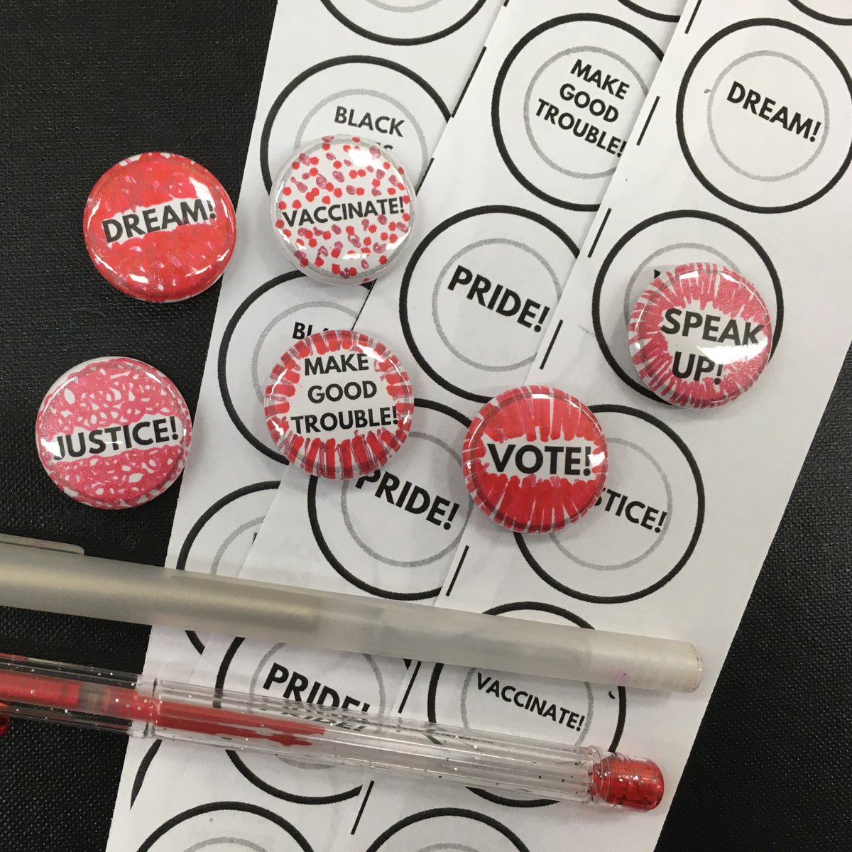 EmoryLibraries's tweet photo. #SocialJustice button & magnet making with #EmoryLibraries #DEI group! Thu 2/24 11a-1p at #Emory’s Woodruff Library to celebrate #WorldDayofSocialJustice (2/20) & the late US Rep. #JohnLewis birthday (2/21) https://t.co/bynth9M2vA #makegoodtrouble #BlackHistoryMonth https://t.co/Qyjn8ZU9Vw