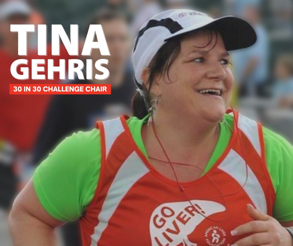 liverUSA's tweet photo. Meet our 2022 #30in30Challenge Chair - @tgehris928! Tina became a #LiverLifeChallenge participant because of her mom, a #livertransplant recipient. As Challenge chair, she likes to motivate fellow challengers! Learn more about Tina & register to join her: https://t.co/0sFUQRH9PT https://t.co/0v4XA0UsTw