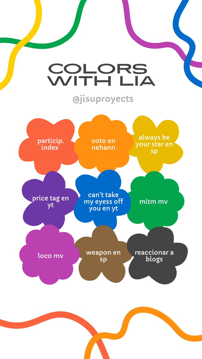 jisuproyects's tweet photo. 💛| COLORS WITH LIA 

les traigo esta dinámica para aumentar el br y stream de lia, abajo dejo las indicaciones y los links https://t.co/Y7gaB7WMtJ