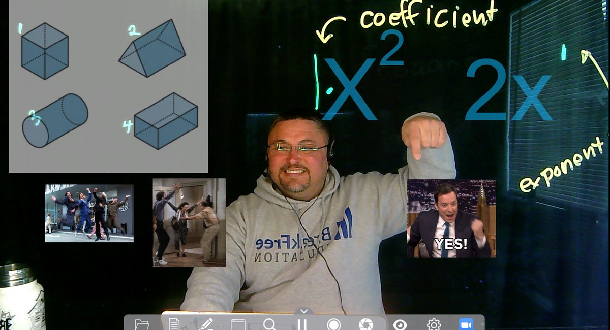 Had a blast using the @GeteGlass over @Zoom to share math gold nuggets like  #SameButDifferent 
#WODB & 
#MathReps 

#sausdlearns 
#MTBOS