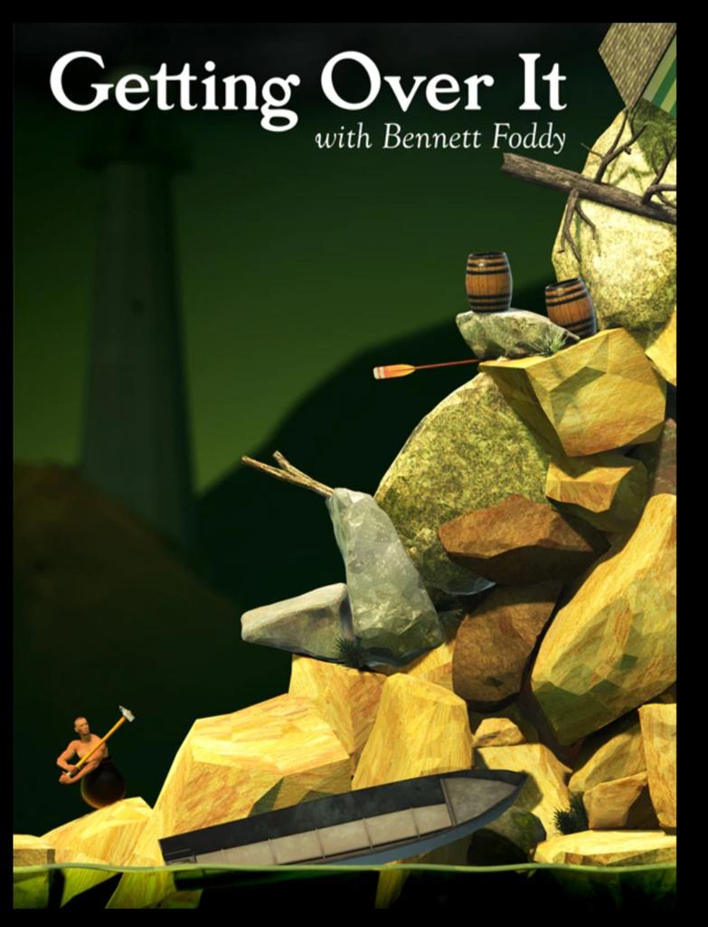 Getting over it спидран. Игра геттинг овер. Getting over it with Bennett Foddy. Bennett Foddy игры. Игра getting over it with Bennett Foddy.