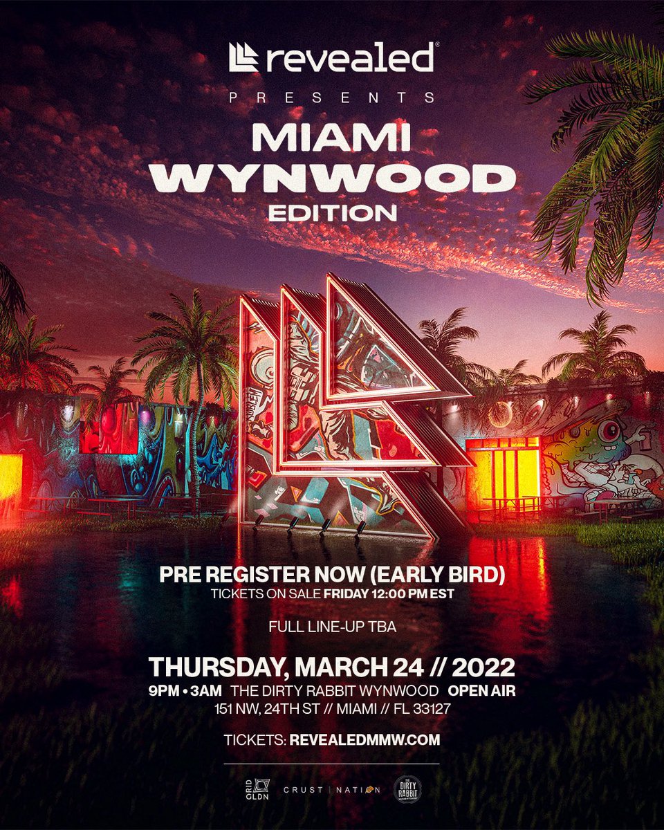 Miami, it's time to see you again! 🇺🇸🌴 TOGETHER WE GO ALL OUT 🔥 <a href="/revealedrec/">Revealed Recordings</a>