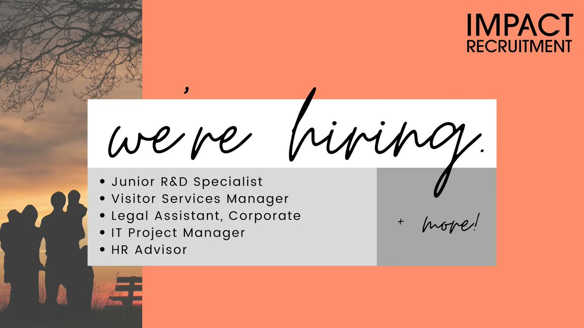 JobsWithImpact's tweet photo. Happy Family Day weekend folks! A reminder that our offices will be closed Monday the 21st 💛
We didn't want to end the week any other way than with the usual round up of some great new opportunities.
Check 'em out here: https://t.co/G85QifxIHV
#FeaturedJobs https://t.co/Uam7NsuPsd