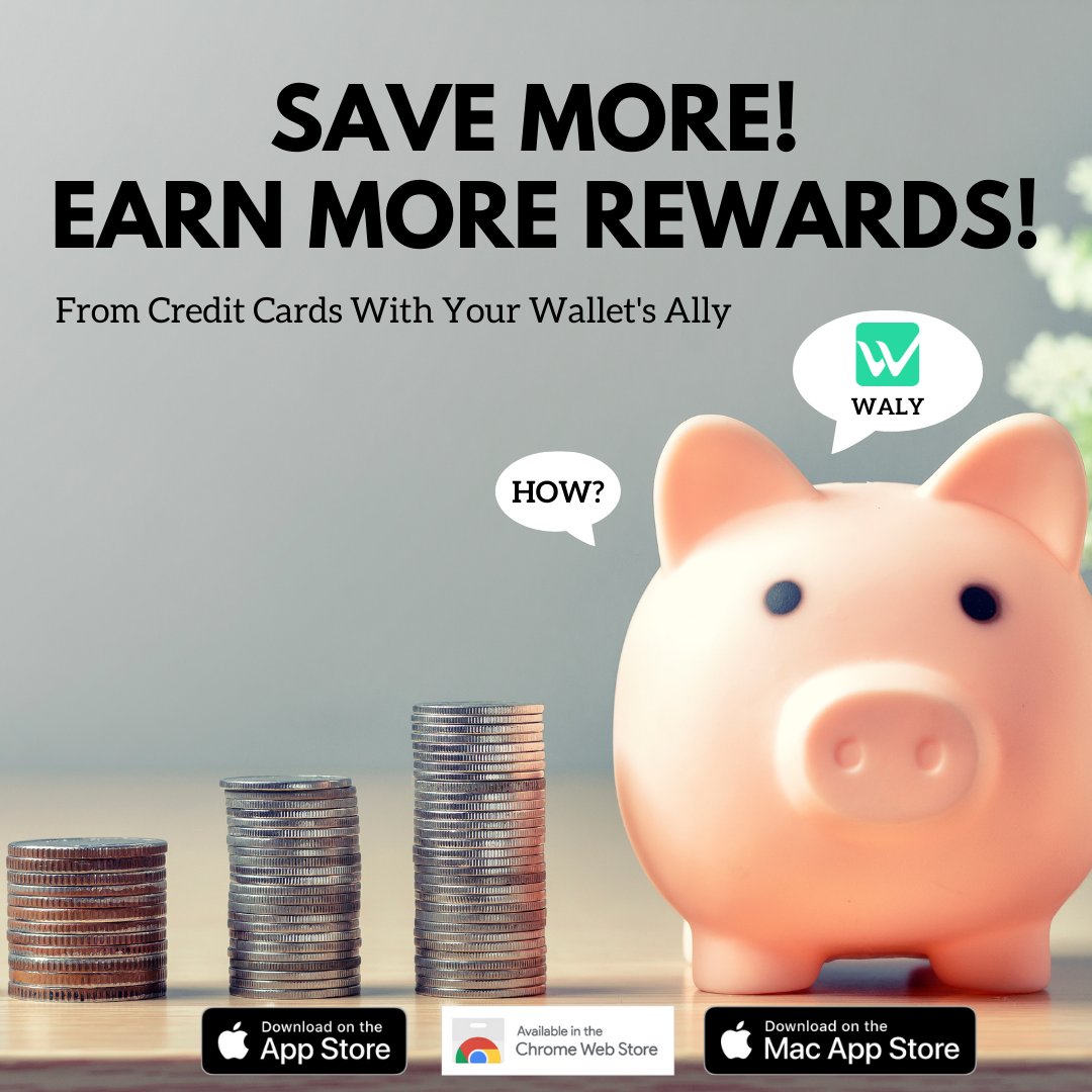 WalyIo's tweet photo. In our day-to-day purchases, why not collect extra Cashback, Rewards, Points, or Miles without spending extra money for FREE? Not Maximizing your card rewards is just as wasteful

#waly #maximize #cashback #rewards #creditcard #shop #retail #onlineshopping #savings #savemoney #ai https://t.co/uOxNGI0QKY