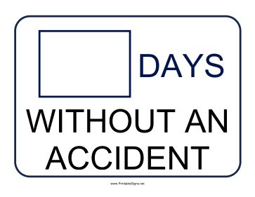 Days since last. Days without accidents. Дней без происшествий табличка. Days without accidents Simpsons. 0 Дней без происшествий.